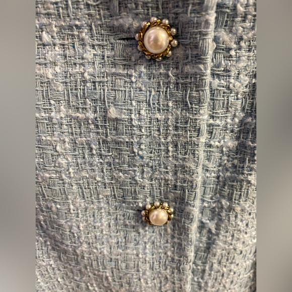 RESTOCKED Anthropologie MAEVE Sleeveless Tweed Mini Blazer Dress💙BEST SELLER🌸 - Picture 6 of 8